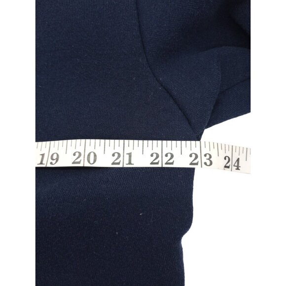 Vintage Gopher Sport Sweatshirt Womens L Navy Pullover Teddy Bear Graphic 90s - Picture 12 of 14